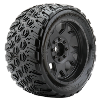 Jetko 1/5 XMT EX-KING COBRA Tyres (Claw Rim/Black/Med. Soft/24mm) X-Maxx (2pcs) [5802CBMSGBB1]
