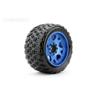 Jetko 1/5 XMT EX-KING COBRA Tyres (Claw Rim/Metal Blue/Med Soft/Belted/24mm) (2pcs) [5802CLMSGBB1]