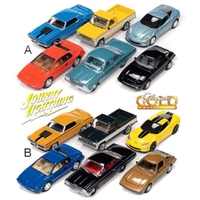 Johnny Lightning 1/64 2021 R4 Classic Gold Assorted Singles Diecast Cars