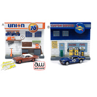 JL Innovative Design 1/64 Service Centre Facade w/Cars
