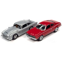 Johnny Lightning 1/64 Themed 2 Pack 007 James Bond Diecast Metal Cars