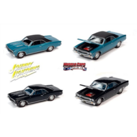 Johnny Lightning 1/64 1967 Chev Chevelle SS Blue & Turquoise (assorted) JLCM025