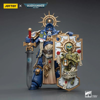 Joy Toy Warhammer 40k 1/18 Ultramarines Primaris Captain with Relic Shield and Power Sword