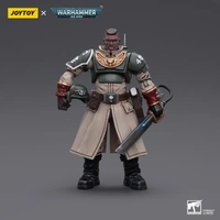 Joy Toy Warhammer 40k 1/18  Astra Militarum Cadian Command Squad Commander with Power Sword Action Figure