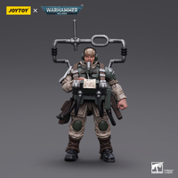 Joy Toy Warhammer 40k 1/18  Astra Militarum Cadian Command Squad Veteran with Master Vox Action Figure