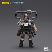 Joy Toy Warhammer 40k 1/18  Astra Militarum Cadian Command Squad Veteran with Master Vox Action Figure