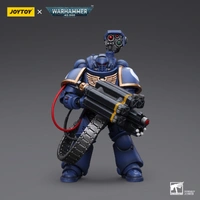 Joy Toy Warhammer 40k 1/18  Ultramarines Desolation Marine with Castellan Launcher Superfrag Action Figure