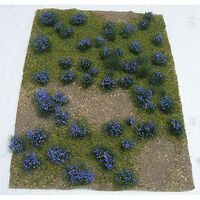 JTT Flowering Meadow Mat Purple (5" x 7'')