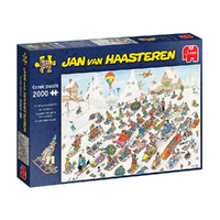 Jumbo 2000pc Jan Van Haasteren All Going Downhill Jigsaw Puzzle