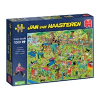 Jumbo JvH Comic Dog Parkour 1000pc Jigsaw Puzzle