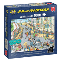 Jumbo 1000pc Jan Van Haasteren The Soapbox Race Jigsaw Puzzle