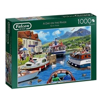 Jumbo 1000pc A Day On The River Jigsaw Puzzle