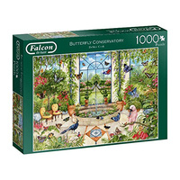 Jumbo 1000pc Butterfly Conservatory Jigsaw Puzzle