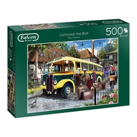 Jumbo 500pc Catching The Bus Jigsaw Puzzle