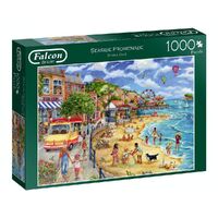 Jumbo 1000pc Seaside Promenade Jigsaw Puzzle