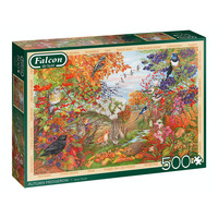 Jumbo 500pc Autumn Hedgerow Jigsaw Puzzle