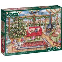 Jumbo 1000pc Christmas Conservatory Jigsaw Puzzle