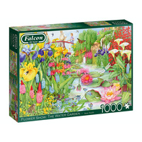 Falcon Flower Show Water Garden 1000pc Puzzle Puzzle