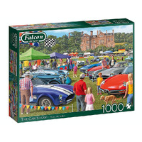 Jumbo 1000pc The Car Show Jigsaw Puzzle