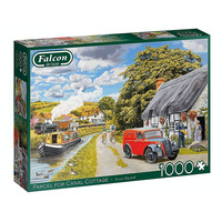 Jumbo 1000pc Parcel For Canal Cottage Jigsaw Puzzle