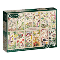 Falcon Year Of Country Diary 1000pc Puzzle