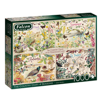 Falcon Country Diary 4 Seasons 1000pc Puzzle