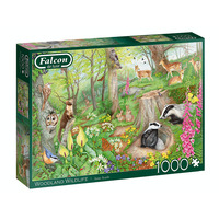 Jumbo 1000pc Woodland Life Jigsaw Puzzle