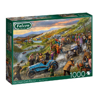 Jumbo 1000pc Vintage Car Rally Jigsaw Puzzle