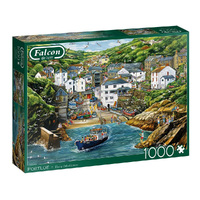 Jumbo 1000pc Portloe Harbour Jigsaw Puzzle