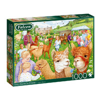 Jumbo 1000pc The Alpaca Farm Jigsaw Puzzle