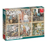 Jumbo 1000pc Anton Pieck Craftsmanship Jigsaw Puzzle