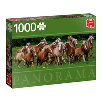 Jumbo 1000pc Haflinger Horses Jigsaw Puzzle