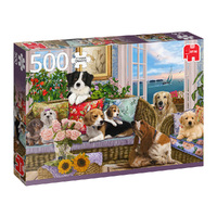 Jumbo 500pc Furry Friends Jigsaw Puzzle