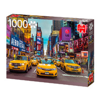 Jumbo 1000pc New York Taxis Jigsaw Puzzle
