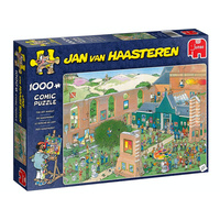 Jumbo 1000pc JVH The Art Market Jigsaw Puzzle
