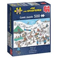 Jumbo 500pc JVH Reindeer Races Jigsaw Puzzle