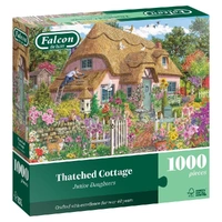 Jumbo 1000pc Thatched Cottage Jigsaw Puzzle