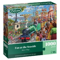 Jumbo 1000pc Fun At The Seaside Jigsaw Puzzle