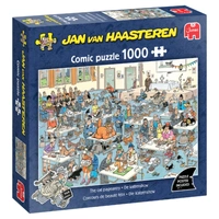 Jumbo 1000pc Jan van Haasteren The Cat Pageantry (Square Box) Jigsaw Puzzle