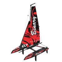 Joysway Binary Red 2.4Ghz Mini Catamaran RTR RC Yacht (includes Transmitter & Receiver) 