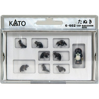 Kato 1/87 Raccoon Dog (9pcs)