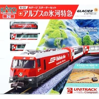 Kato N Alps Glacier Express RhB Ge4/4-III (Excellence Class) Passport Set