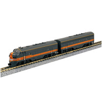 Kato N EMD F7A/B Milwaukee Road #88A #88B Locomotive Set