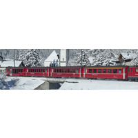 Kato N Alpine Red EW 1 4 Car Coach Train Pack