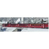 Kato N Alpine Red EW 1 4 Car Coach Train Pack