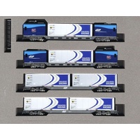 Kato N M250 Super rail Cargo 4 Car add on Train Pack