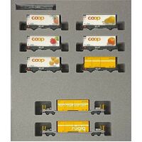 Kato N RhB Freight 8 Car set