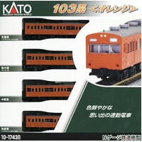 Kato N Series 103 Orange 4-Car Set 