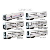 Kato N Amtrak Superliner 6 Car Set
