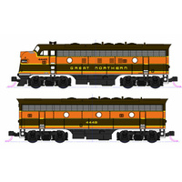 Kato N F7A/B Great Northern #444A + 444B Train Pack